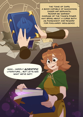 Monster Researcher Eclair and the Book of Imps! cover