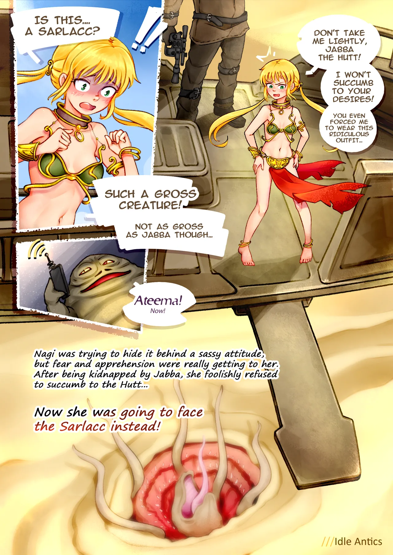 Nagi's HARDEST BATTLE Part 1 Desert adventure turns wet! page 2 full