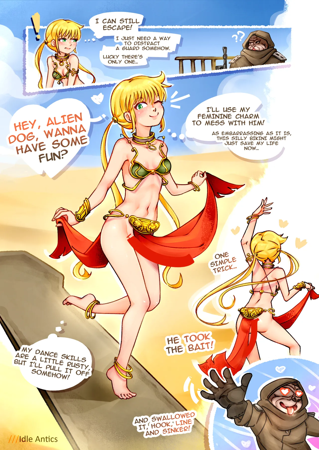 Nagi's HARDEST BATTLE Part 1 Desert adventure turns wet! page 4 full