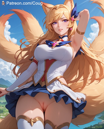 Ahri Star Guardian hentai | League of Legends parody cover