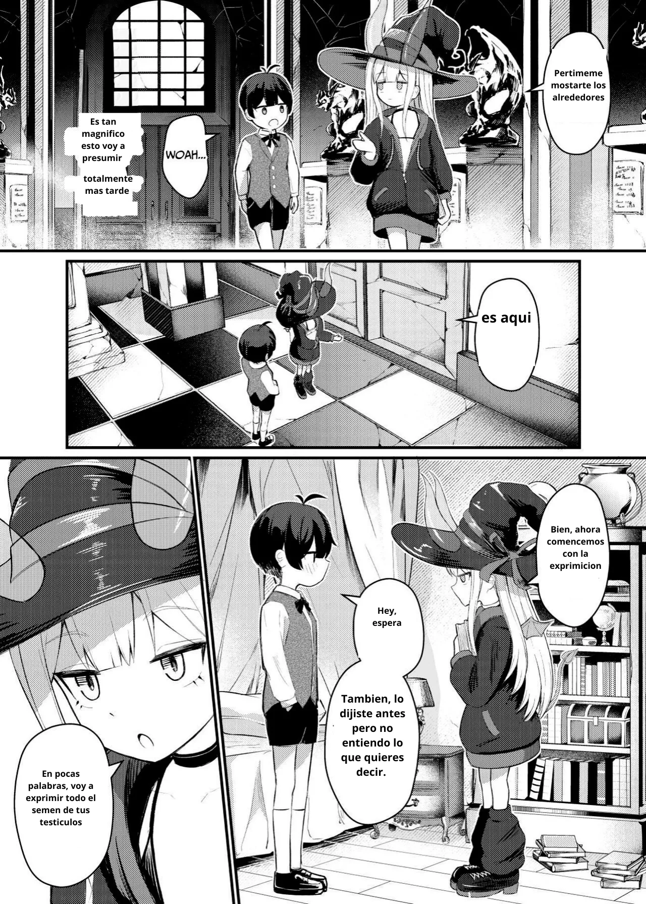 Lolikko Succubus Sakusei Nikki | Diario de Extracción de Semen de la Loli Súcubo page 7 full
