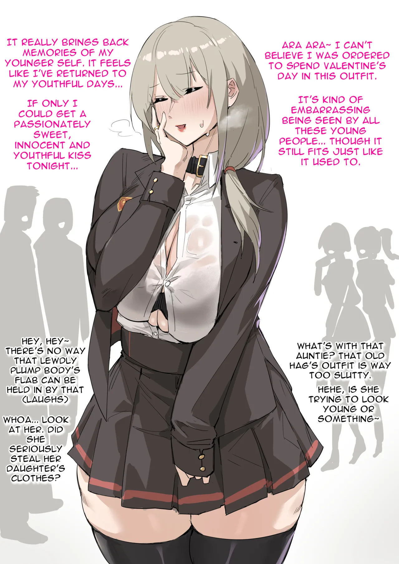 Tsuki Uzaki Compilation Valentines Day Schoolgirl Cosplay X Cowgirl Cosplay page 2 full