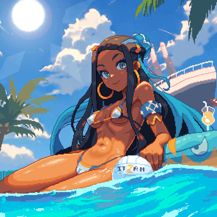 Nessa. Pixel Art Animated wallpaper. page 3 full