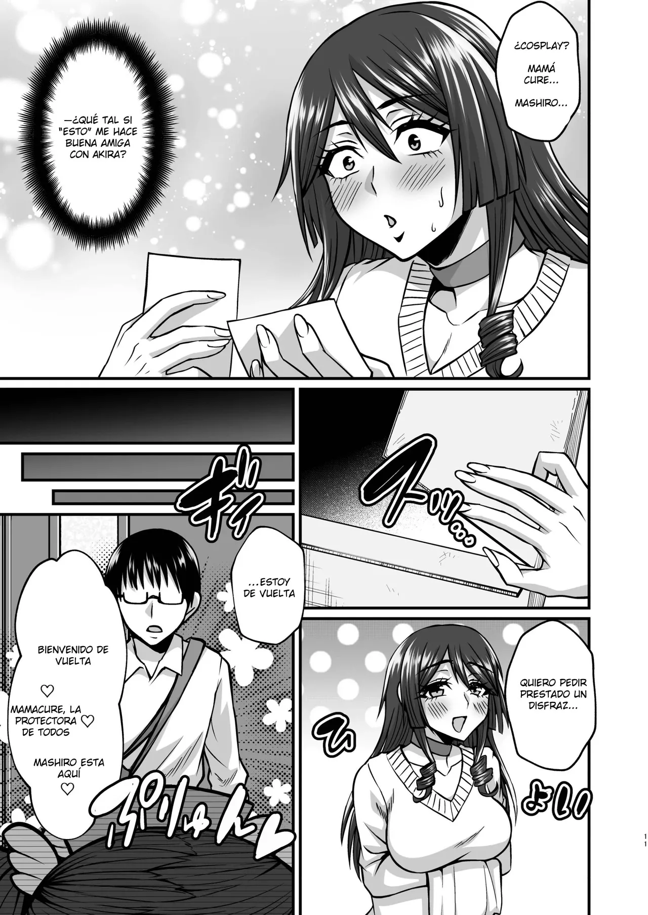 InCha Otaku Cameko no Mama wa Dosukebe Senzoku Doinran Cosplayer | La Madre del Otaku Recluído se Vuelve la Puta Exclusiva de los Juegos de Rol en Cosplay de su hijo page 10 full