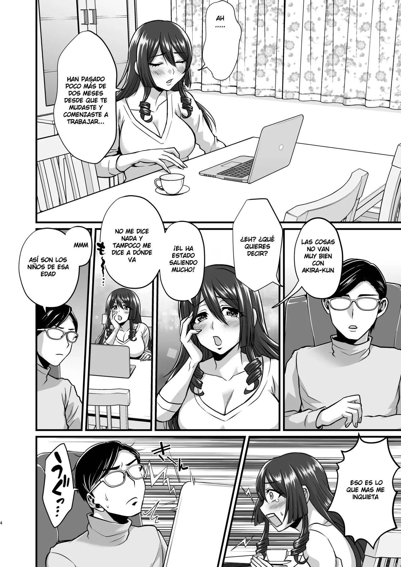 InCha Otaku Cameko no Mama wa Dosukebe Senzoku Doinran Cosplayer | La Madre del Otaku Recluído se Vuelve la Puta Exclusiva de los Juegos de Rol en Cosplay de su hijo page 3 full