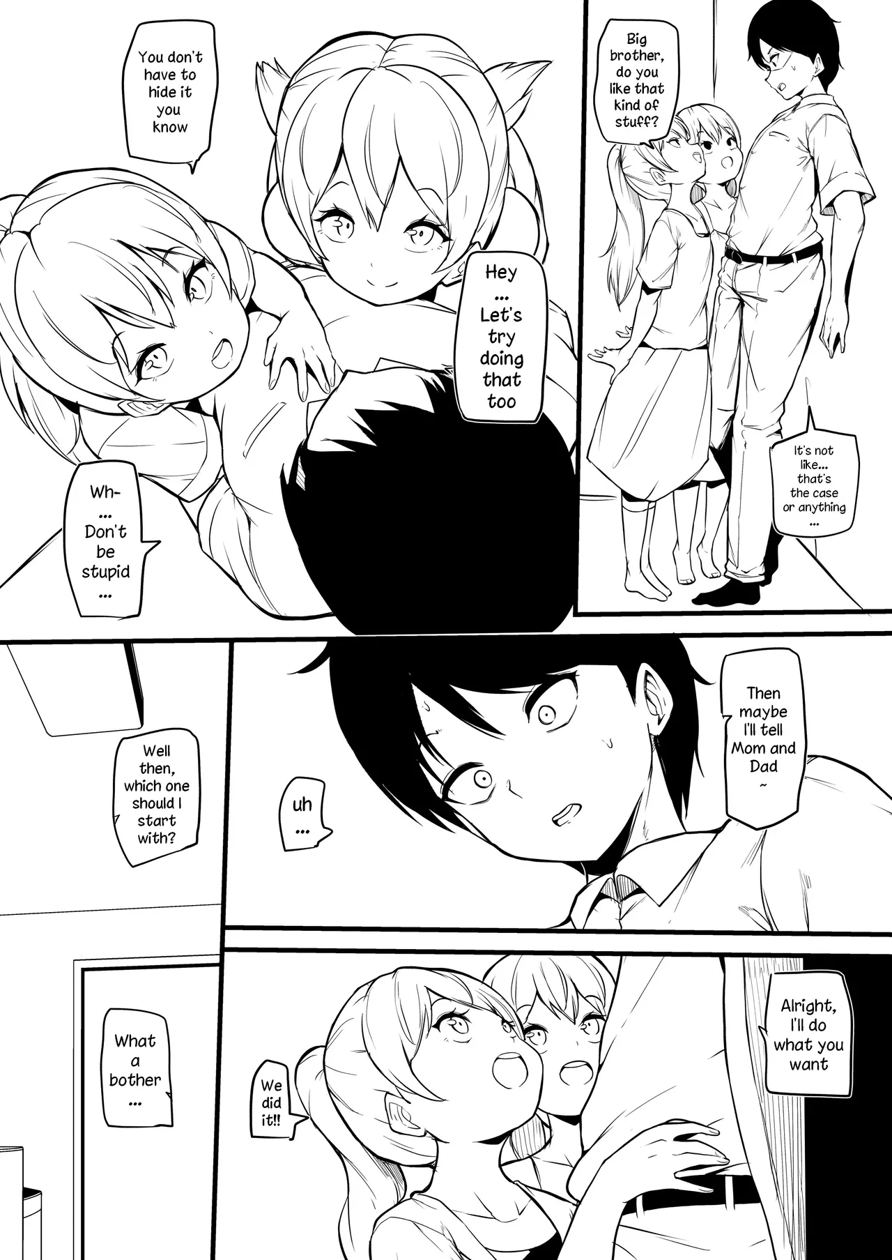 Futago no Imouto ga Onii-chan o Mesu Ochi Saseru | Twin Sisters Turns Their Big Brother Into a Submissive Female page 5 full