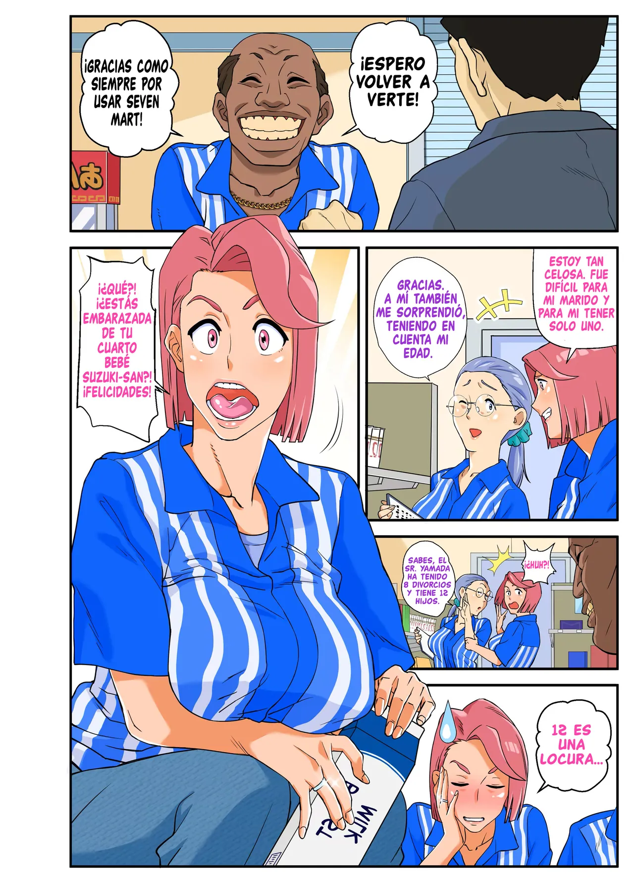 Konbini Uwaki Tsuma | Esposa tetona, infiel y de mini-mercado. page 1 full