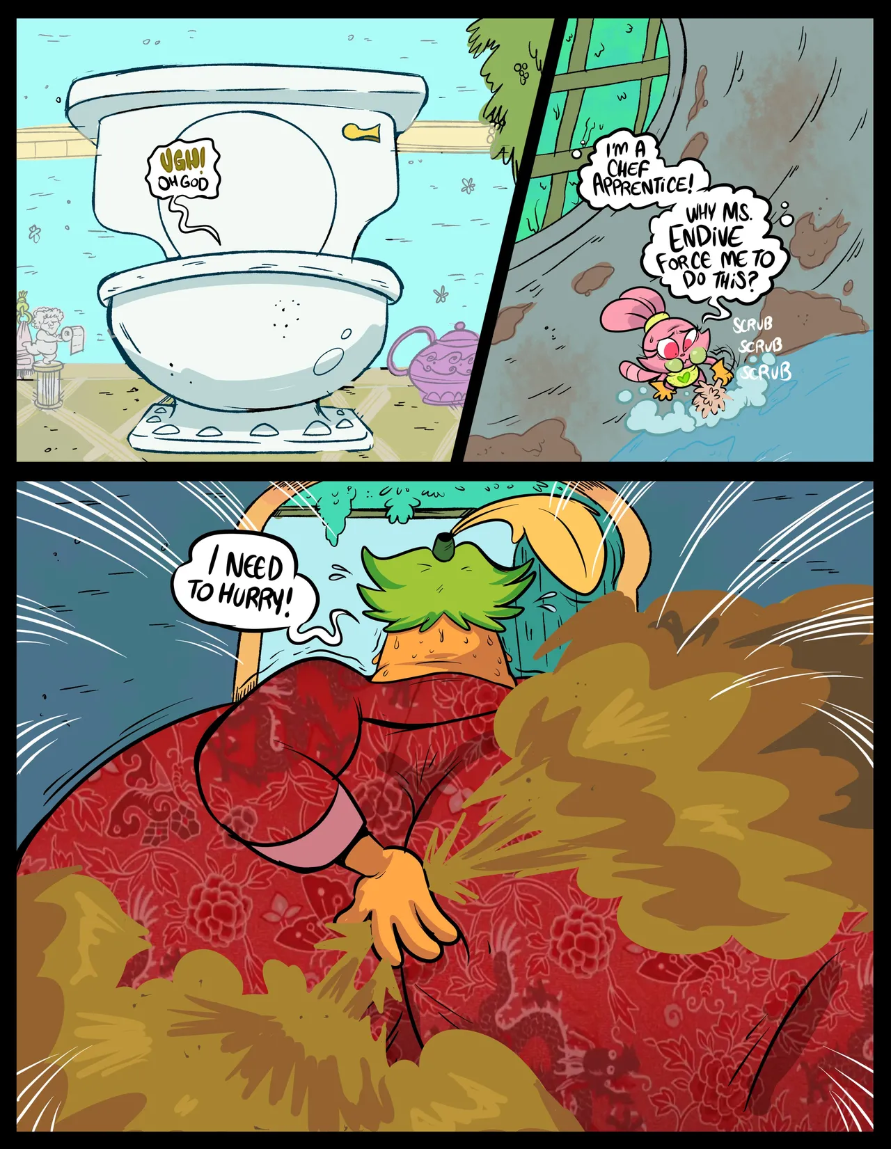 Endive's Toilet page 1 full