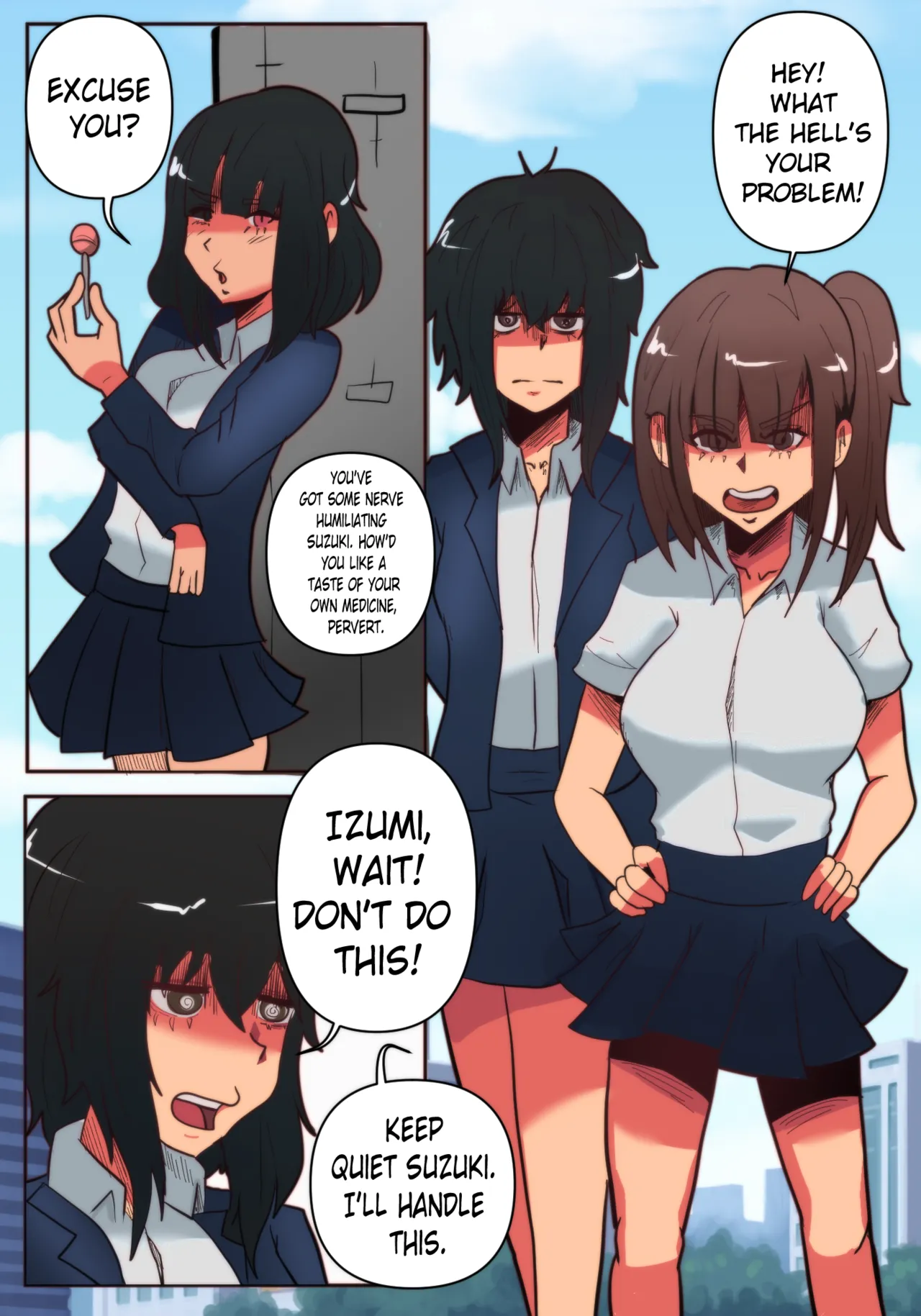 Izumi is over confident page 1 full