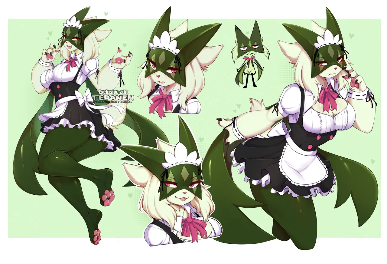 Salad Meowscarada sketch edits page 1 full