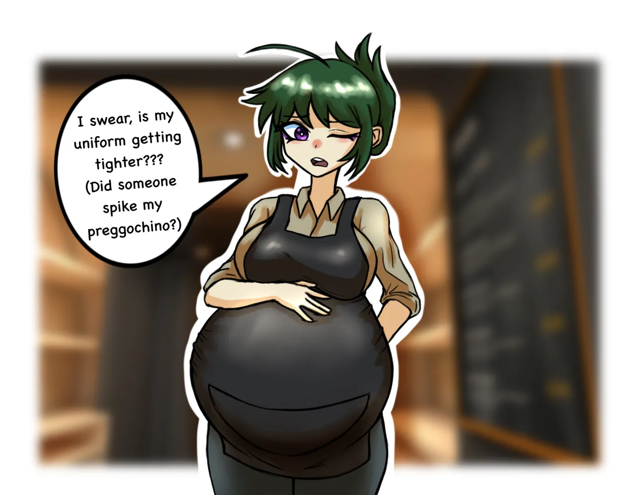 Invisible Woman's Belly / Cafe Allie page 10 full