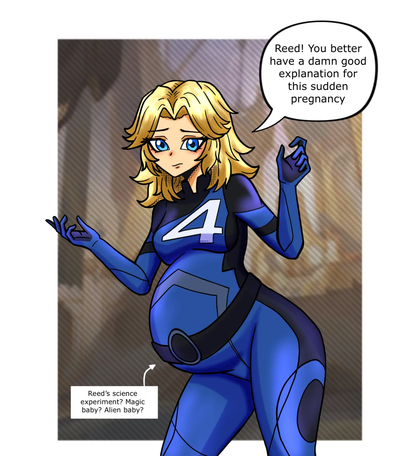 Invisible Woman's Belly / Cafe Allie page 2 full