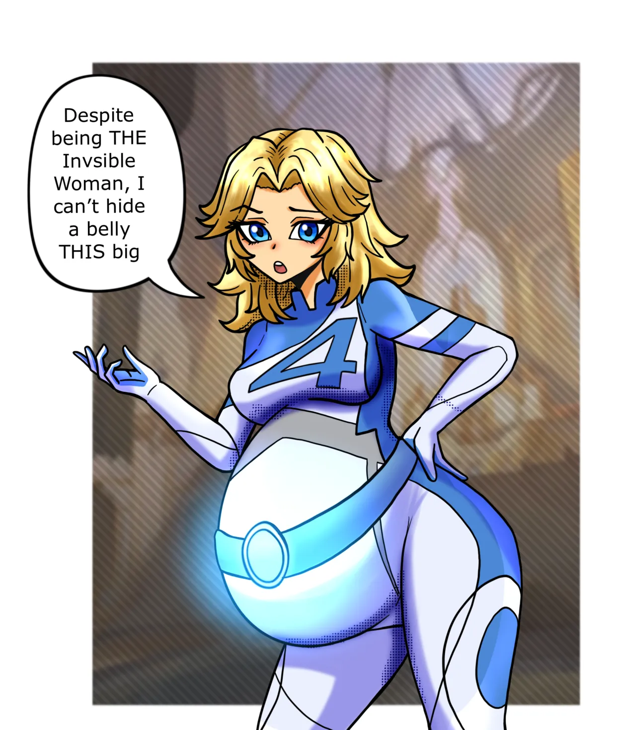Invisible Woman's Belly / Cafe Allie page 3 full