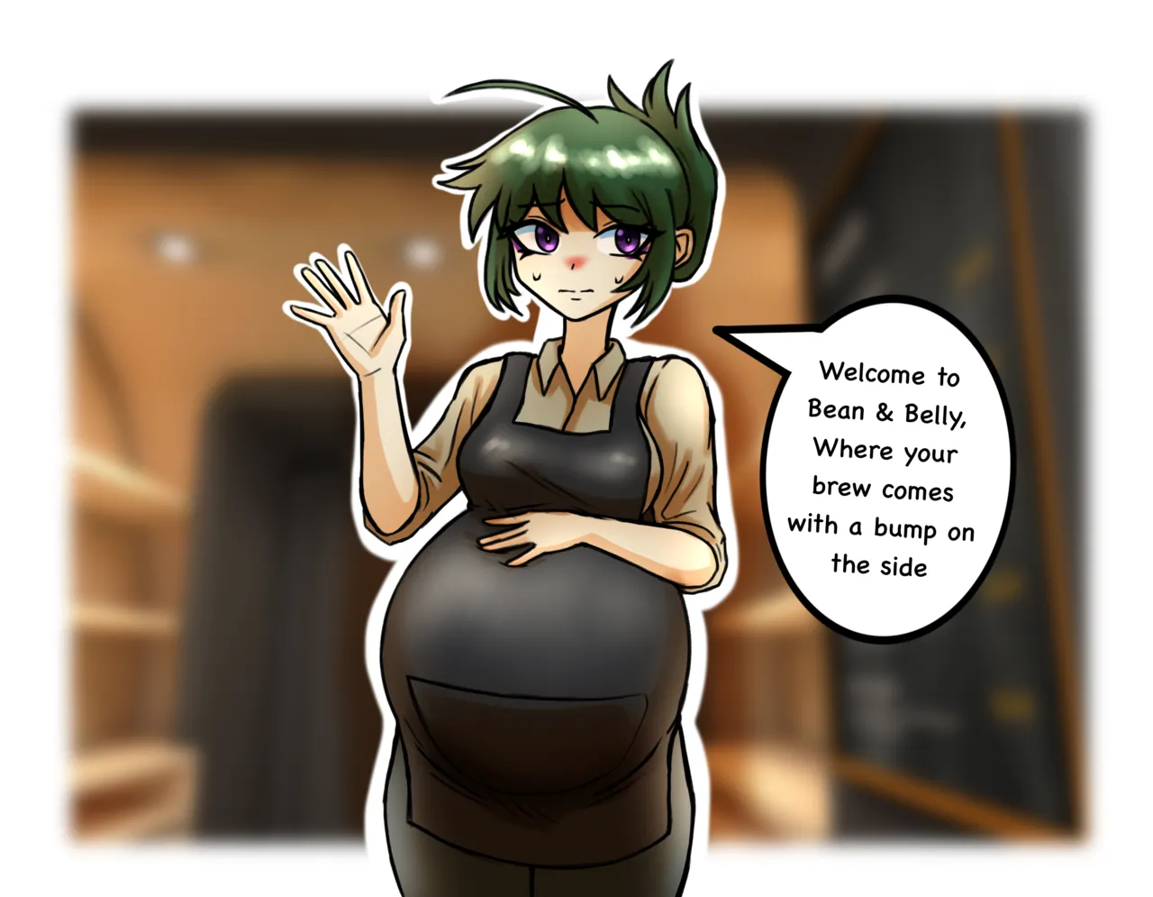 Invisible Woman's Belly / Cafe Allie page 7 full