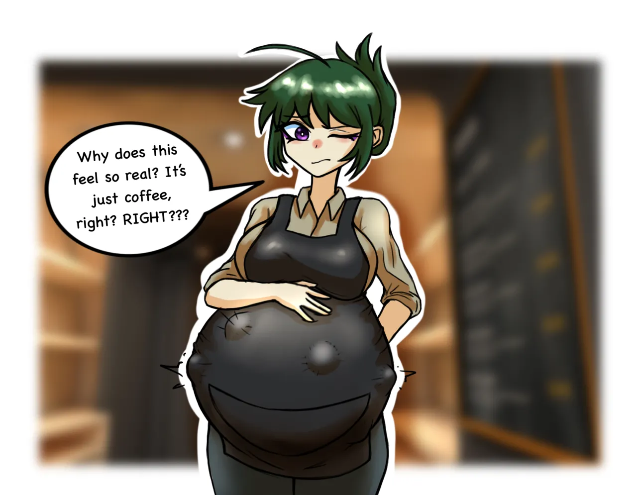 Invisible Woman's Belly / Cafe Allie page 8 full