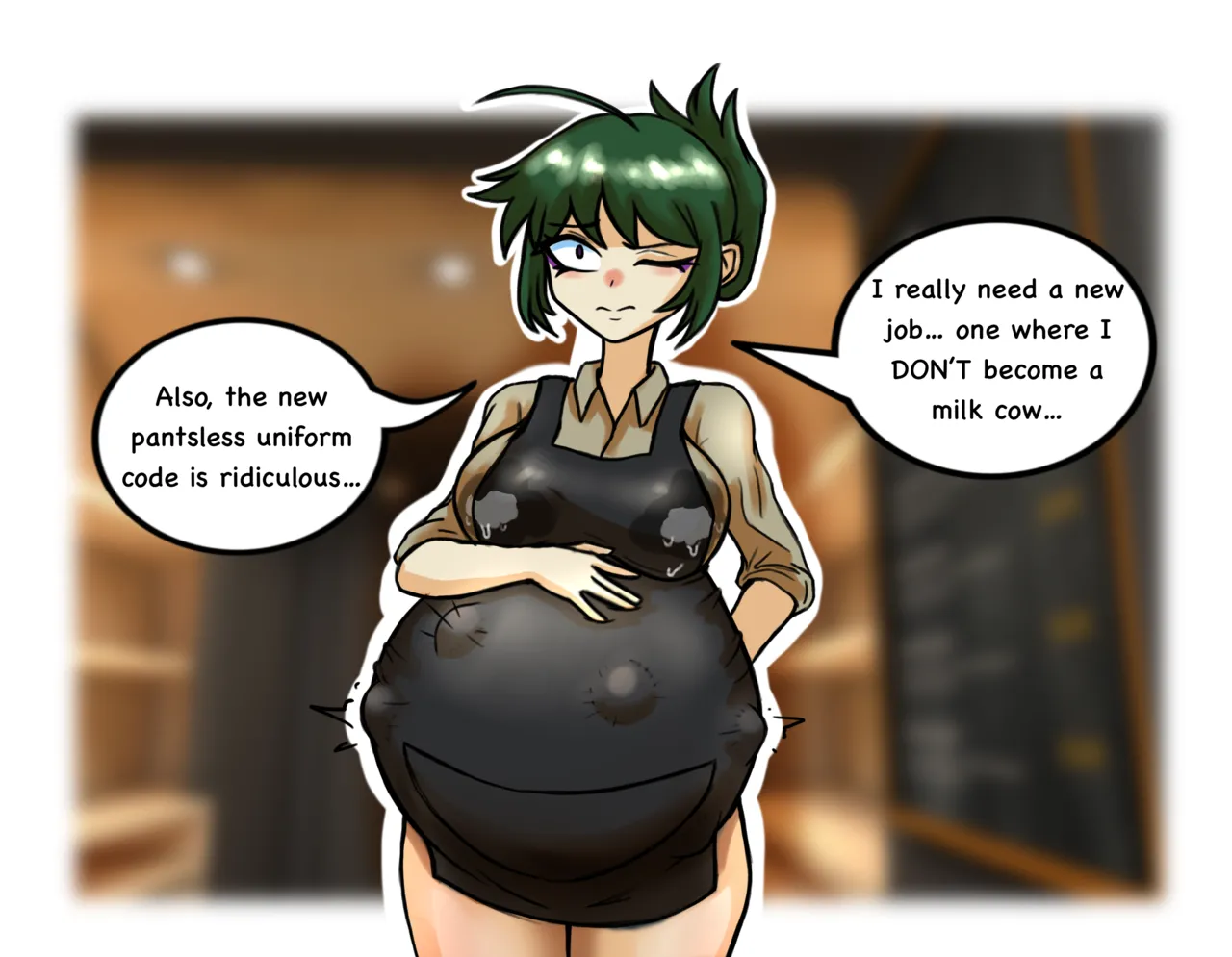 Invisible Woman's Belly / Cafe Allie page 9 full