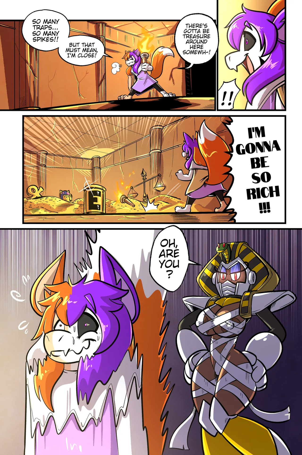 T'Khamen Gettin' Treasure page 1 full