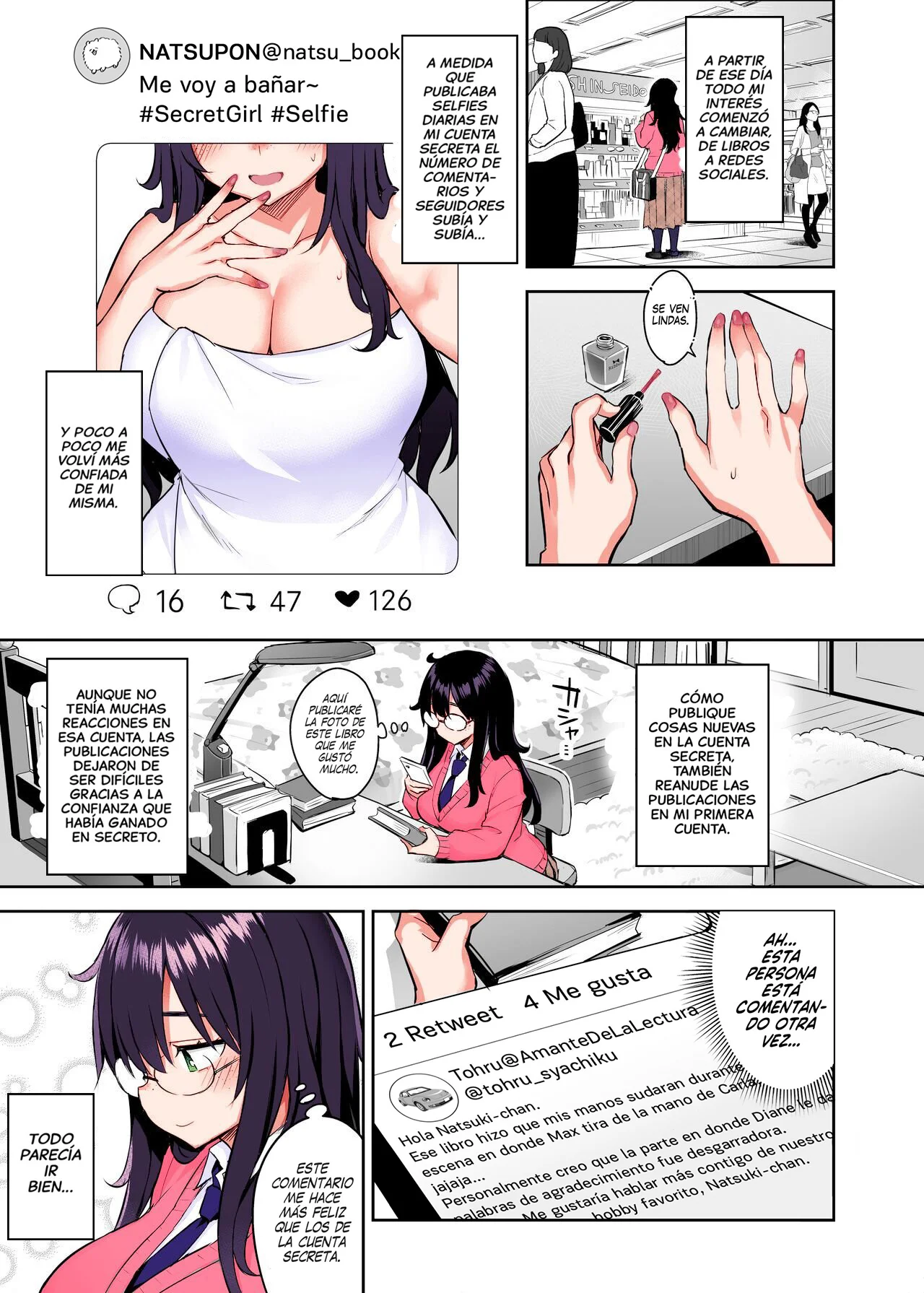 Moto InCha no Kyonyuu Yariman Imouto ga Erosugite, Onii-chan wa Mou...!! 0 ~Jimiko no Watashi ga Kawatta Riyuu~ | ¡¡No puedo con mi Hermanita comelibros ahora que se convirtió en una puta...!! 0 page 9 full