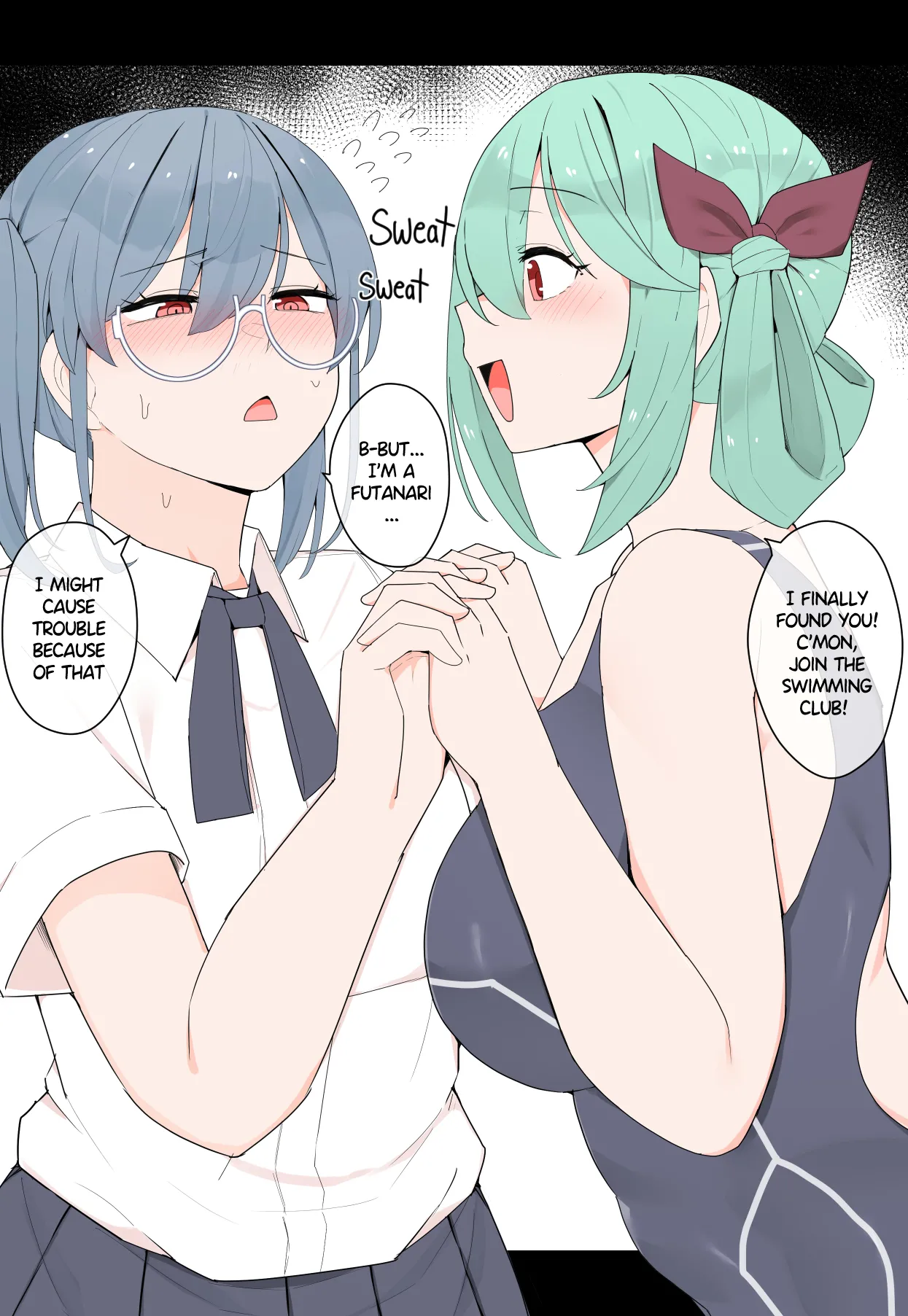 Getting Invited to the Swimming Club page 1 full