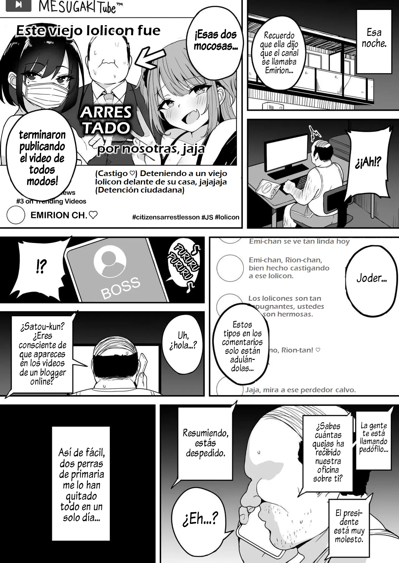 Shijin Taihokei Mesugaki Haishinsha, Wakarasetemita | Enseñándoles a unas Streamers Mesugakis lo que Realmente Significa una Detención Ciudadana page 7 full