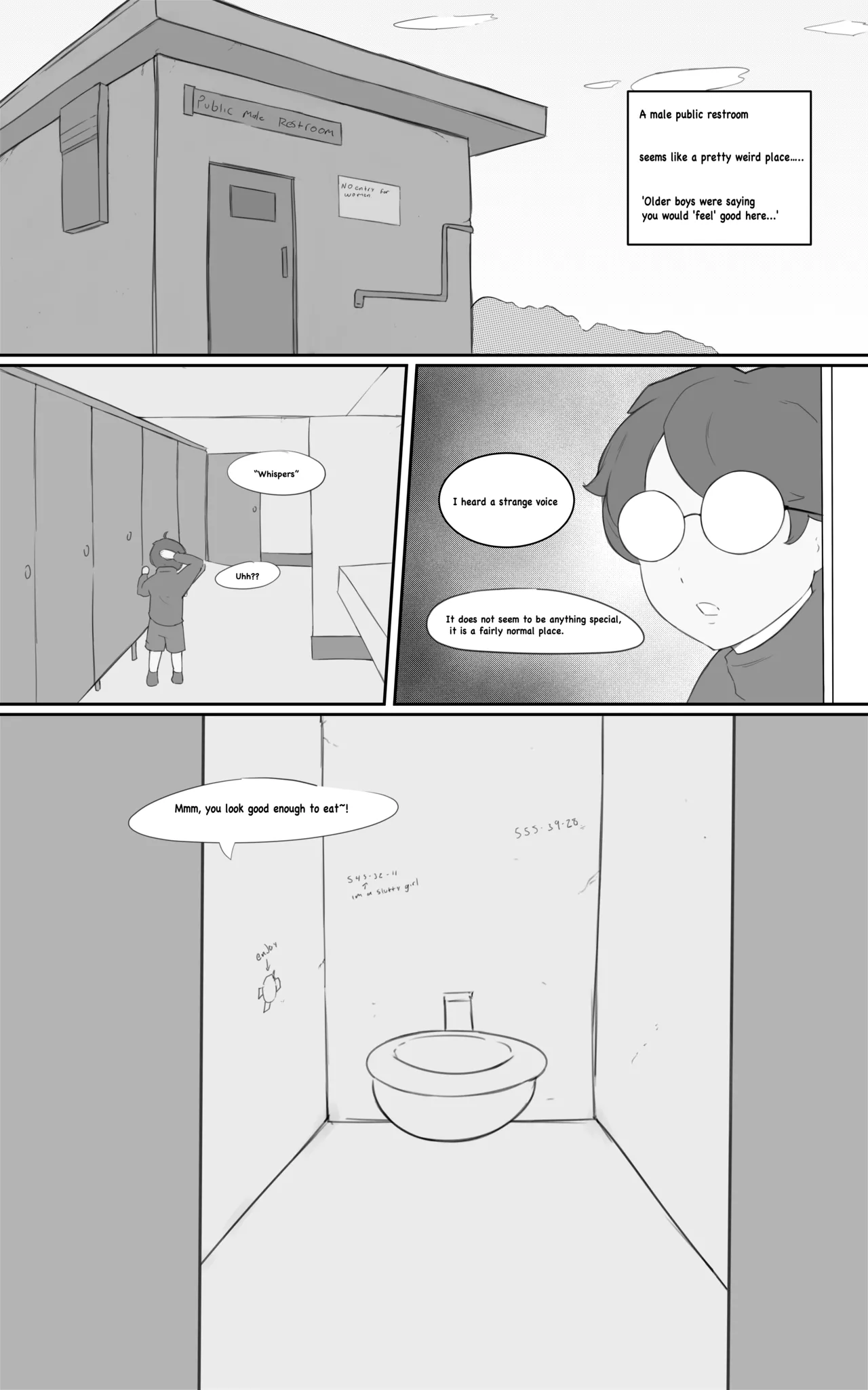 Public Restroom page 1 full
