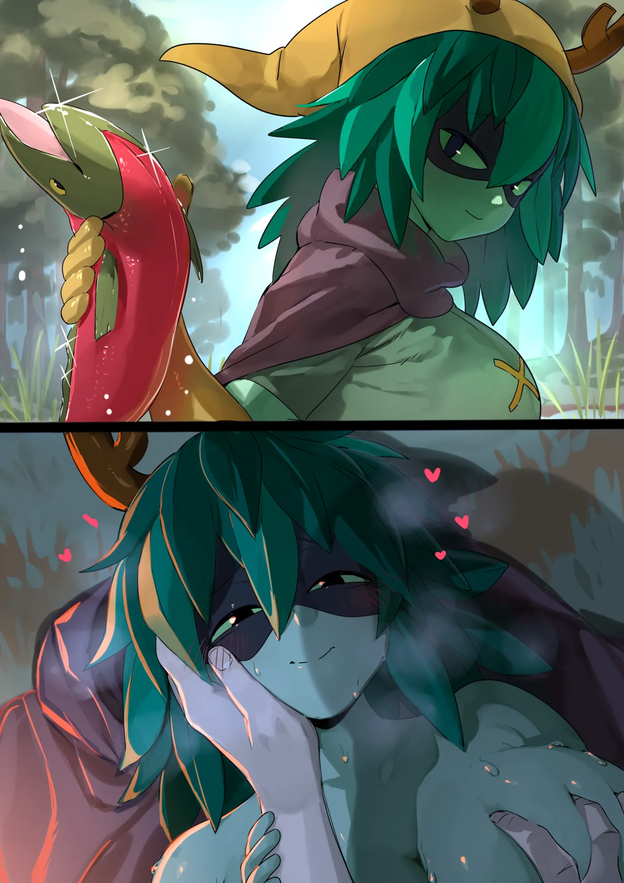 Finn and Wizard Huntress page 1 full