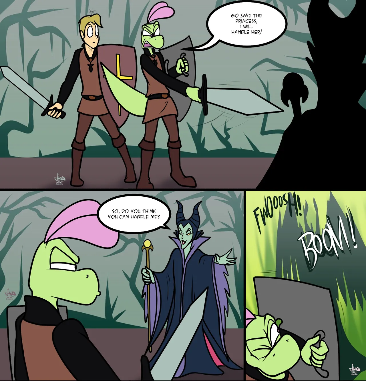 Maleficent Fight page 1 full