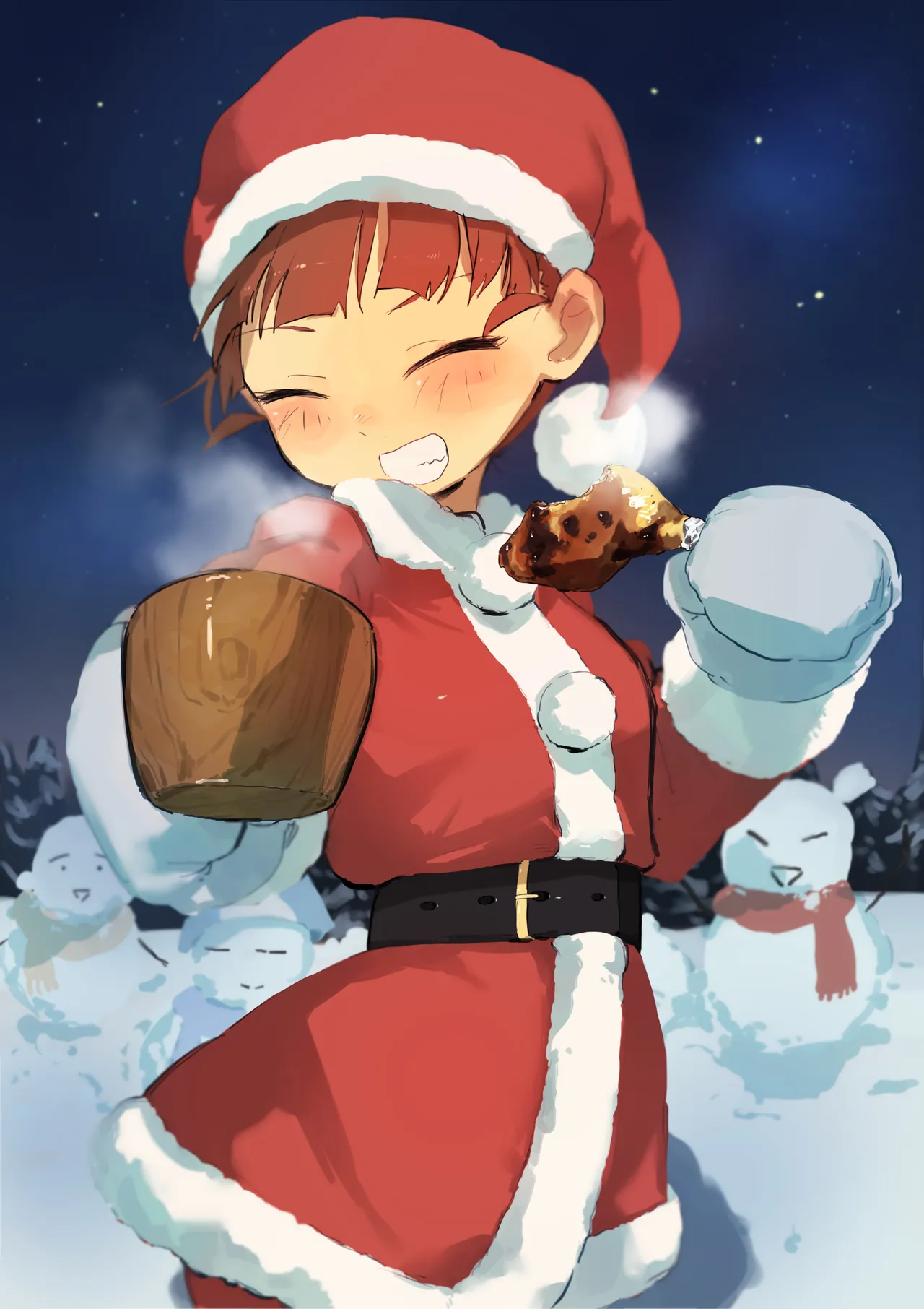 サンタミッコとクリスマスぶっかけ page 9 full