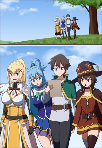 KONOSUBA - Kazuma Satou / Aqua / Megumin / Darkness  │ cover