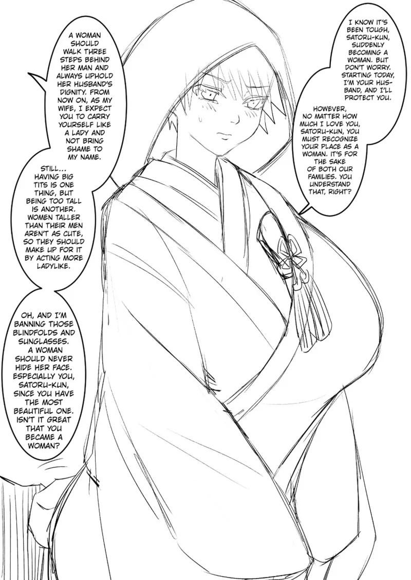 Satoru Gojo Gender Bender page 3 full