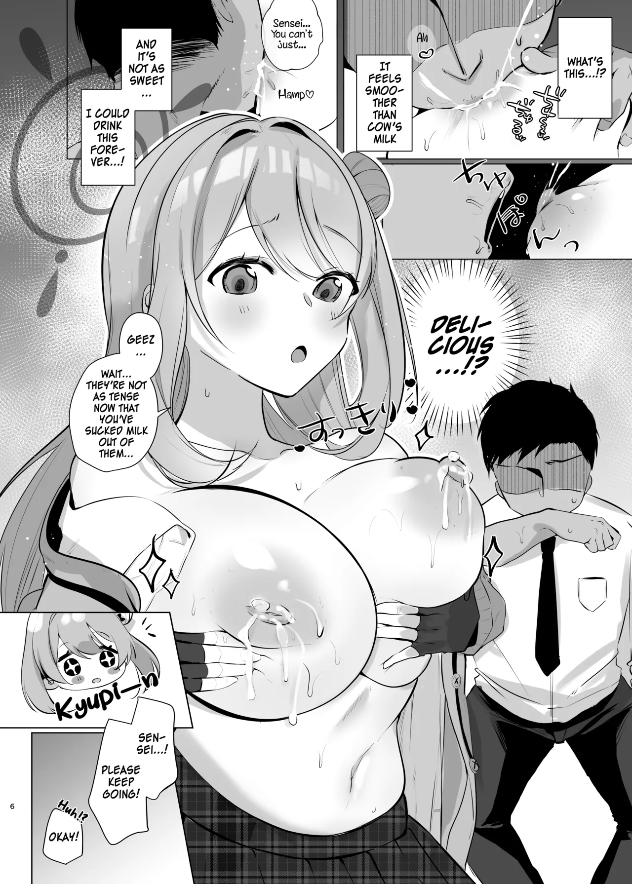 Sensei! Oppai ga Tomarimasen! | Sensei! My milk won't stop! page 5 full