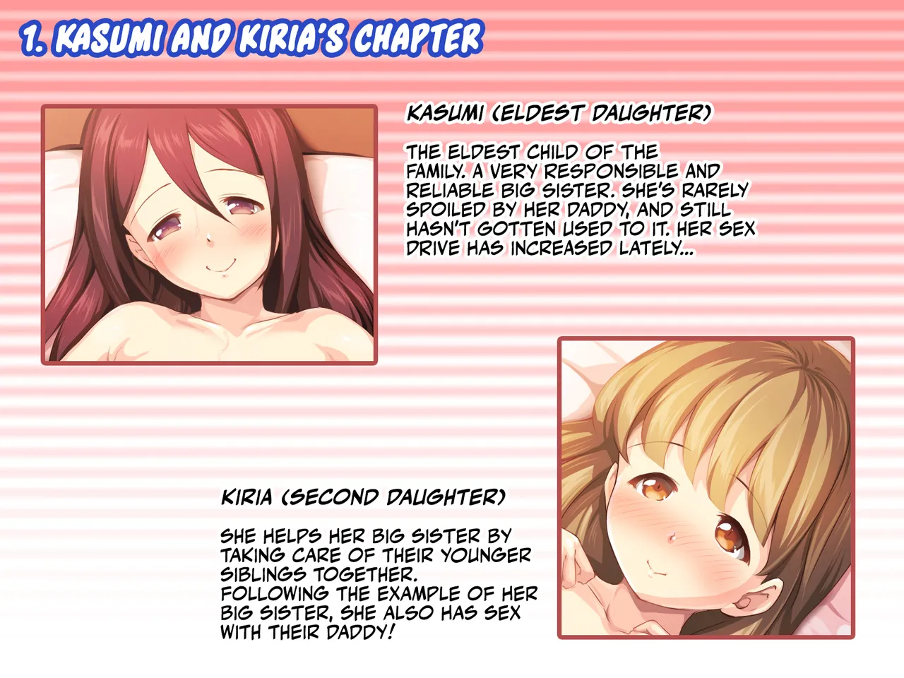Kozukuri Onedari Daughters ~Futari to 5-nin no Musume Haramase~ | Daughters Wanting to Get Pregnant! page 3 full