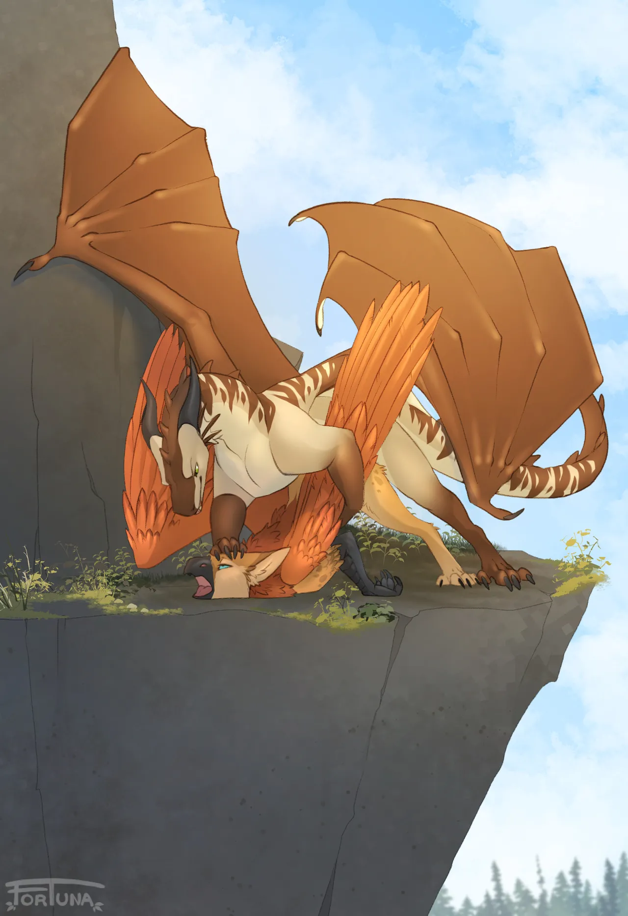 Female Feral Animals - Queen of the Beasts - Gryphons page 1 full