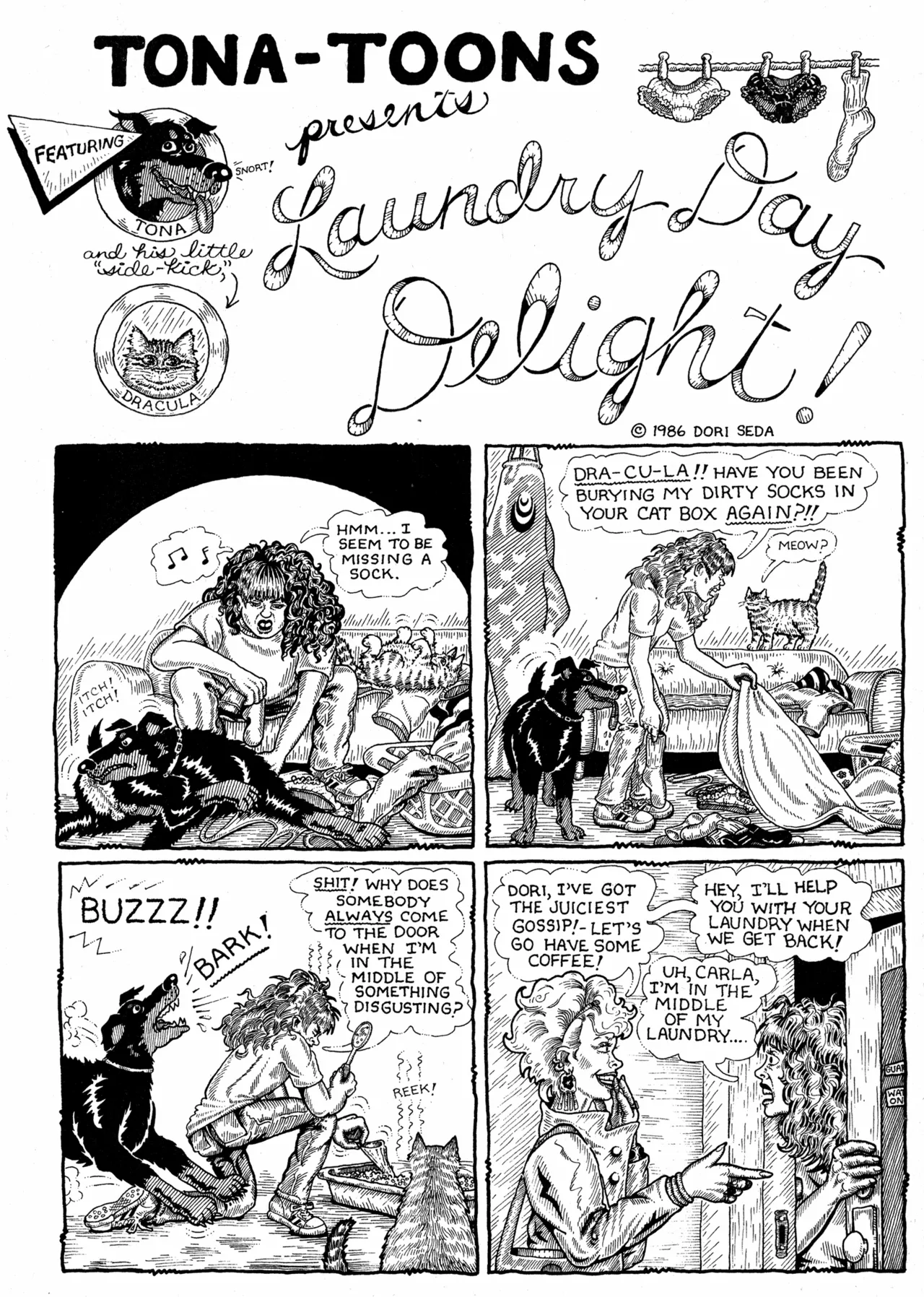 Lonely Nights Comics page 3 full