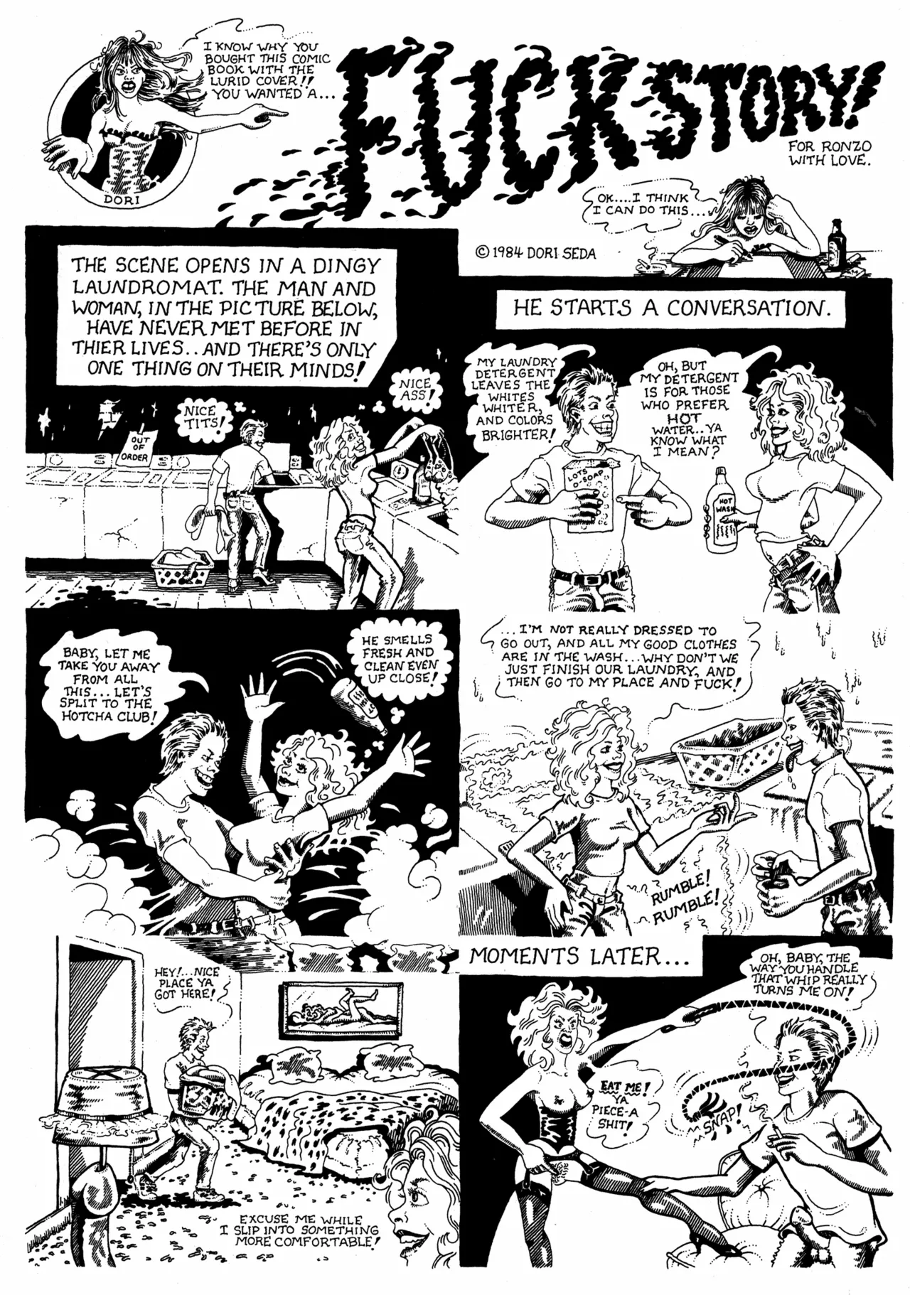 Lonely Nights Comics page 8 full