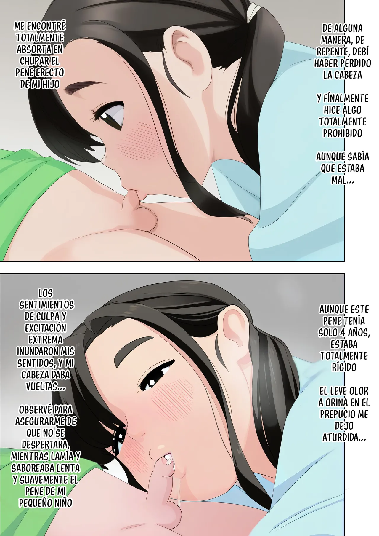 OneShota Doujin Sakka Mama no Himitsu | ¡Una Madre Que Trabaja Como Artista De Doujin Tiene Un Shota Heterosexual Secreto! page 4 full