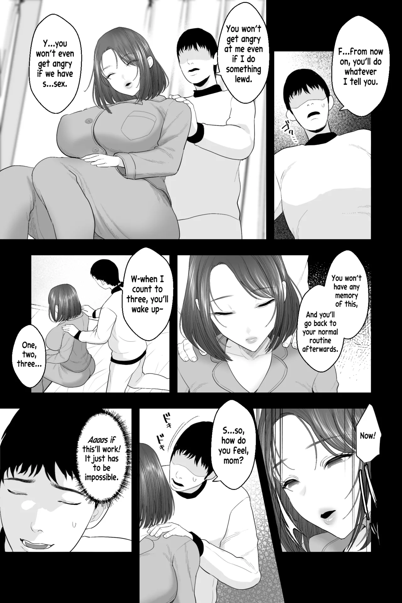 My Airheaded Mom Was Too Adorably Sexy, So I Had Hypnotized Onahole Sex with Her! page 8 full