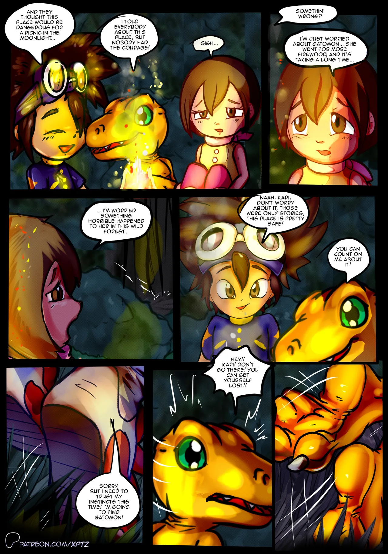 Digimon Picnic Troubles page 1 full