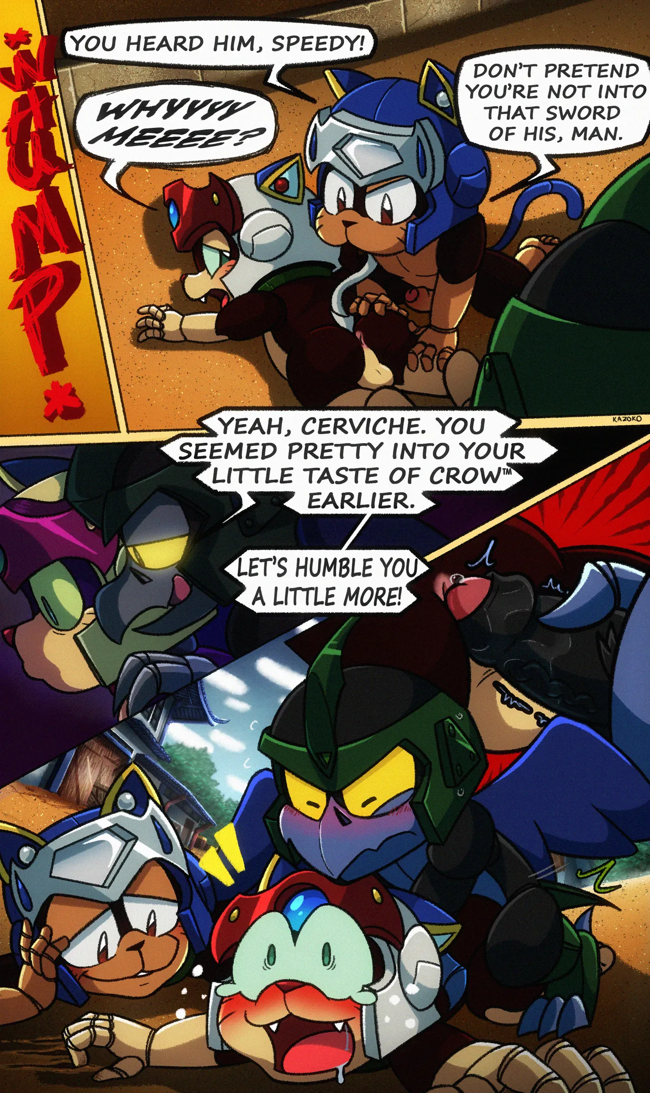 Samurai Pizza Cats in: A Taste of Crow page 10 full