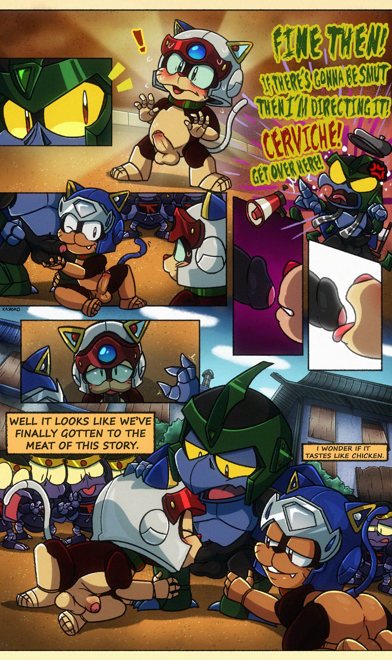 Samurai Pizza Cats in: A Taste of Crow page 7 full