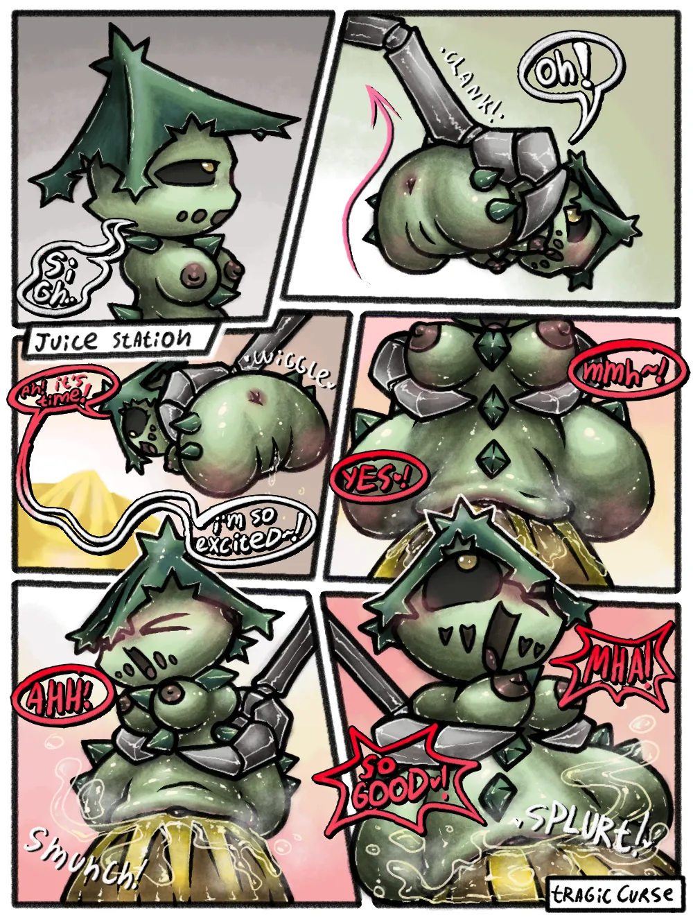 Cactus Juice Harvest + Maractus Onahole Cactus Juice Station page 1 full