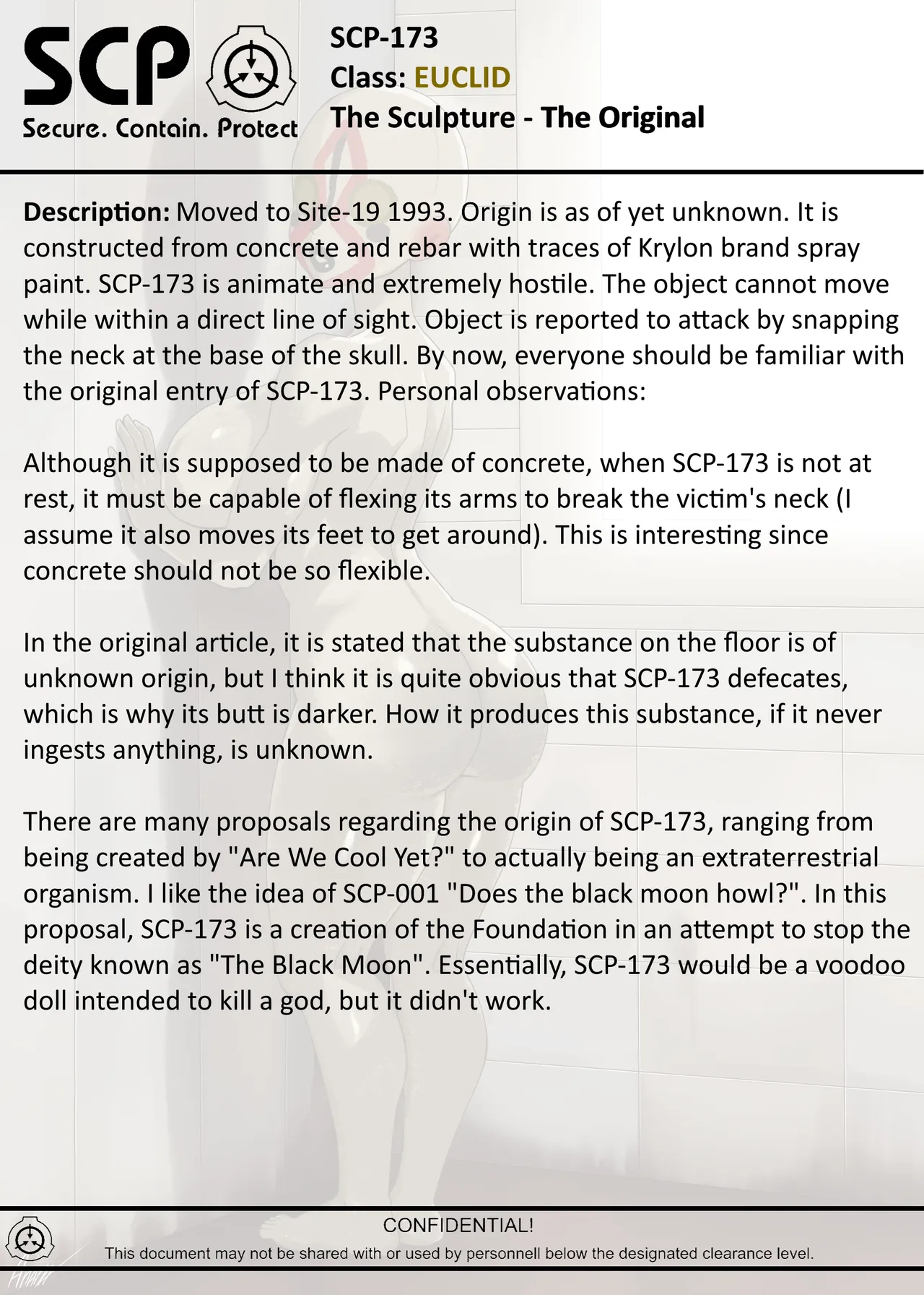 SCP-173 The Sculpture - Original page 2 full