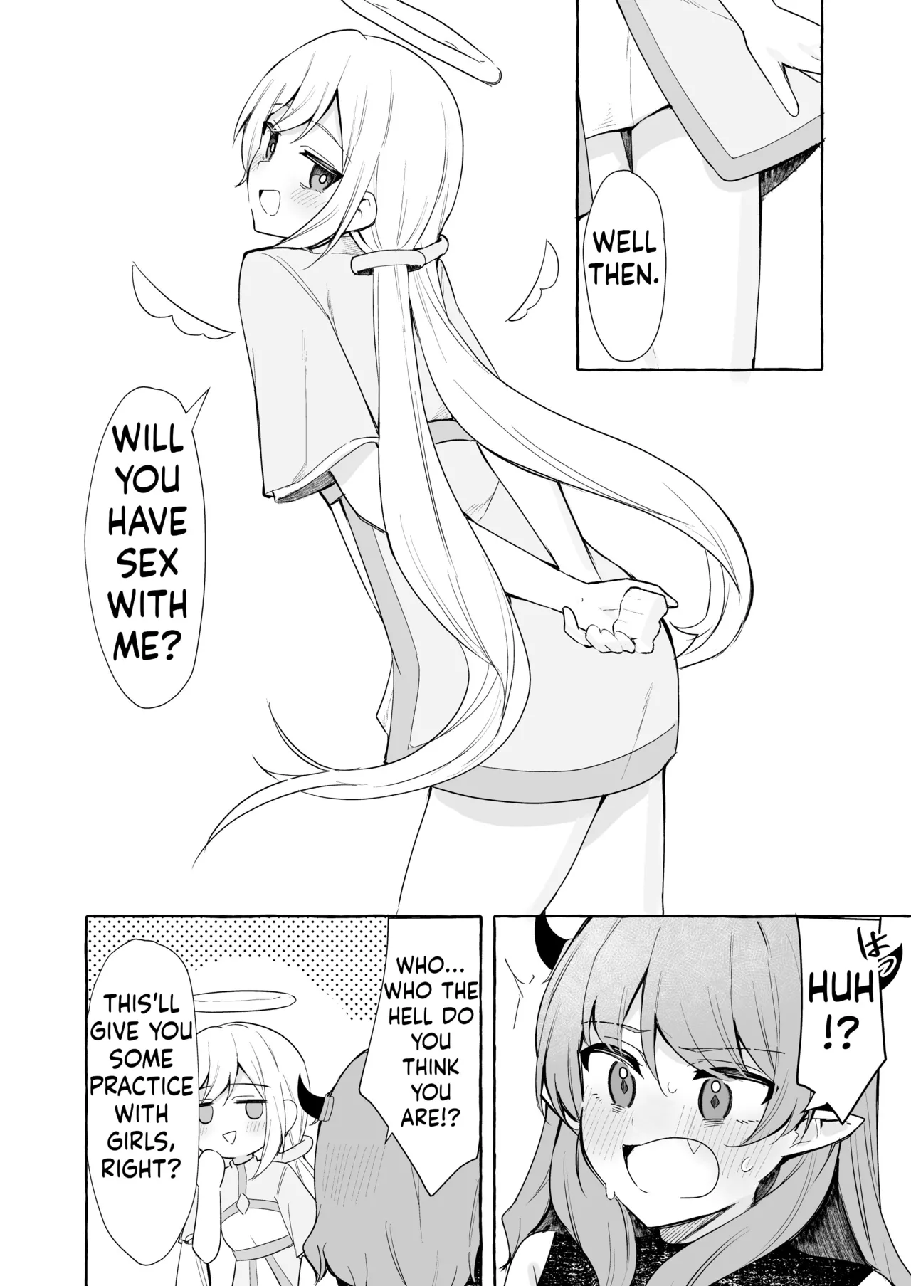 Futanari Akuma to Tenshii-chan page 4 full