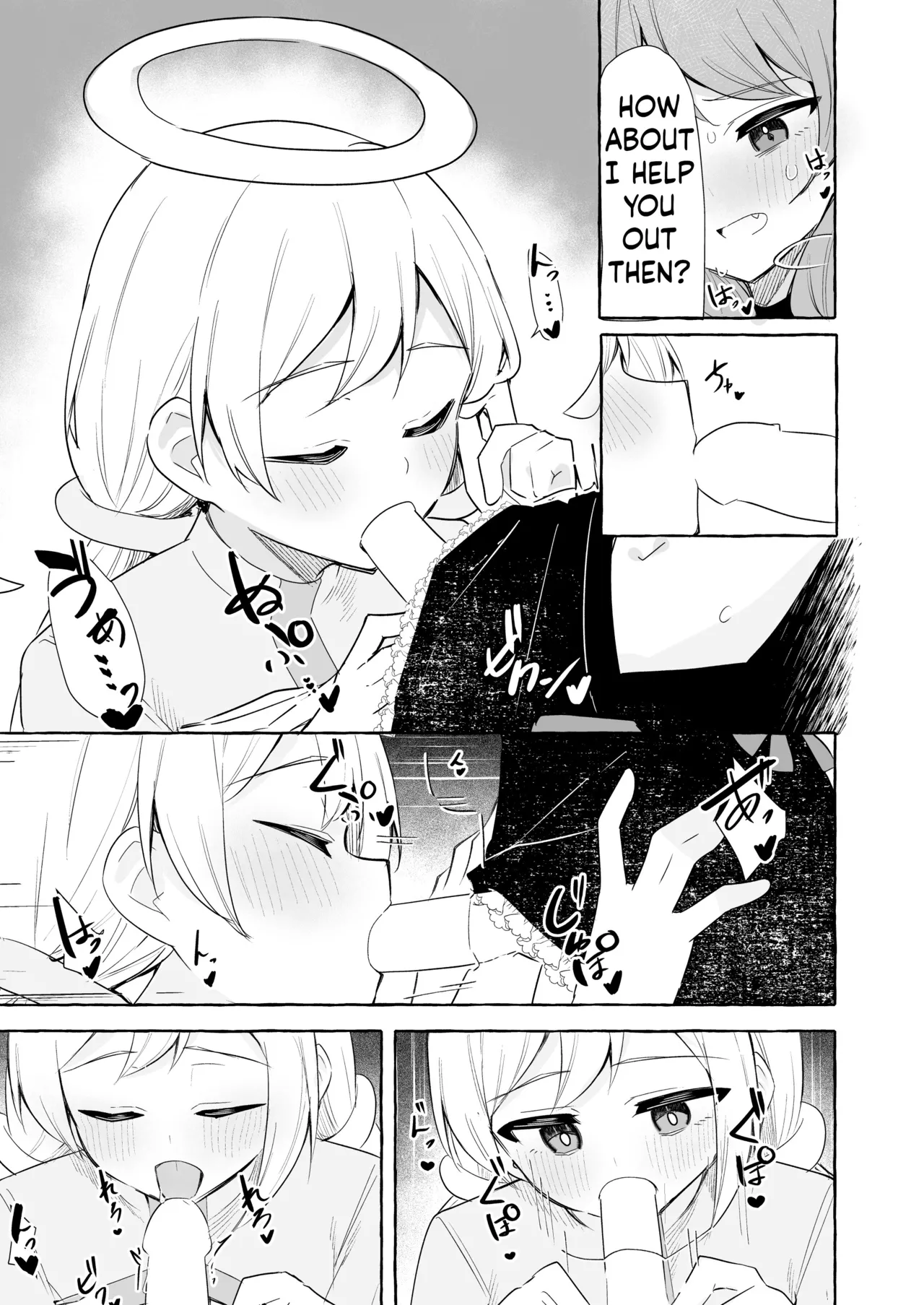 Futanari Akuma to Tenshii-chan page 7 full
