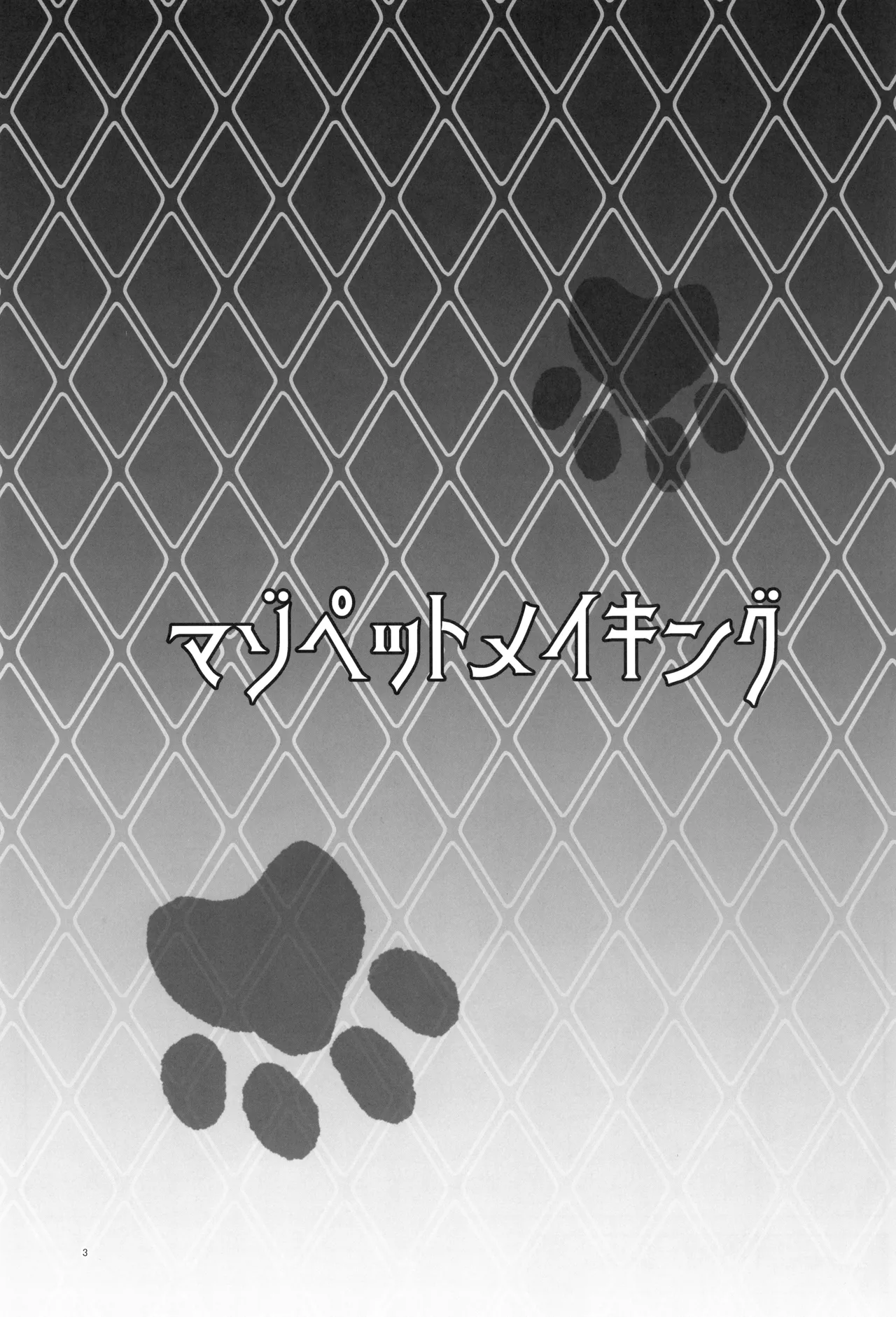 Maso Pet Making + Paper | The Making of a Masochistic Pet page 3 full