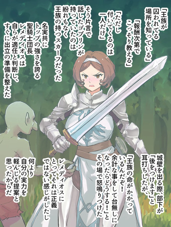 女聖騎士団長の私がゴブリンのチンポなどに敗北する訳がない! cover