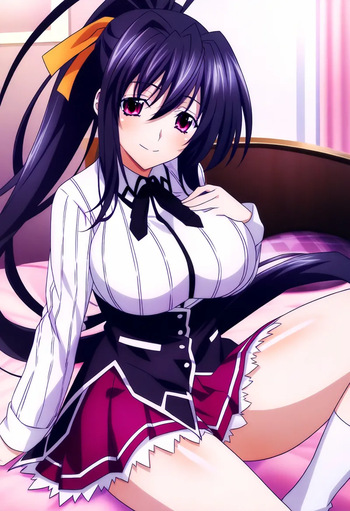 Akeno Himejima - Highschool DxD cover