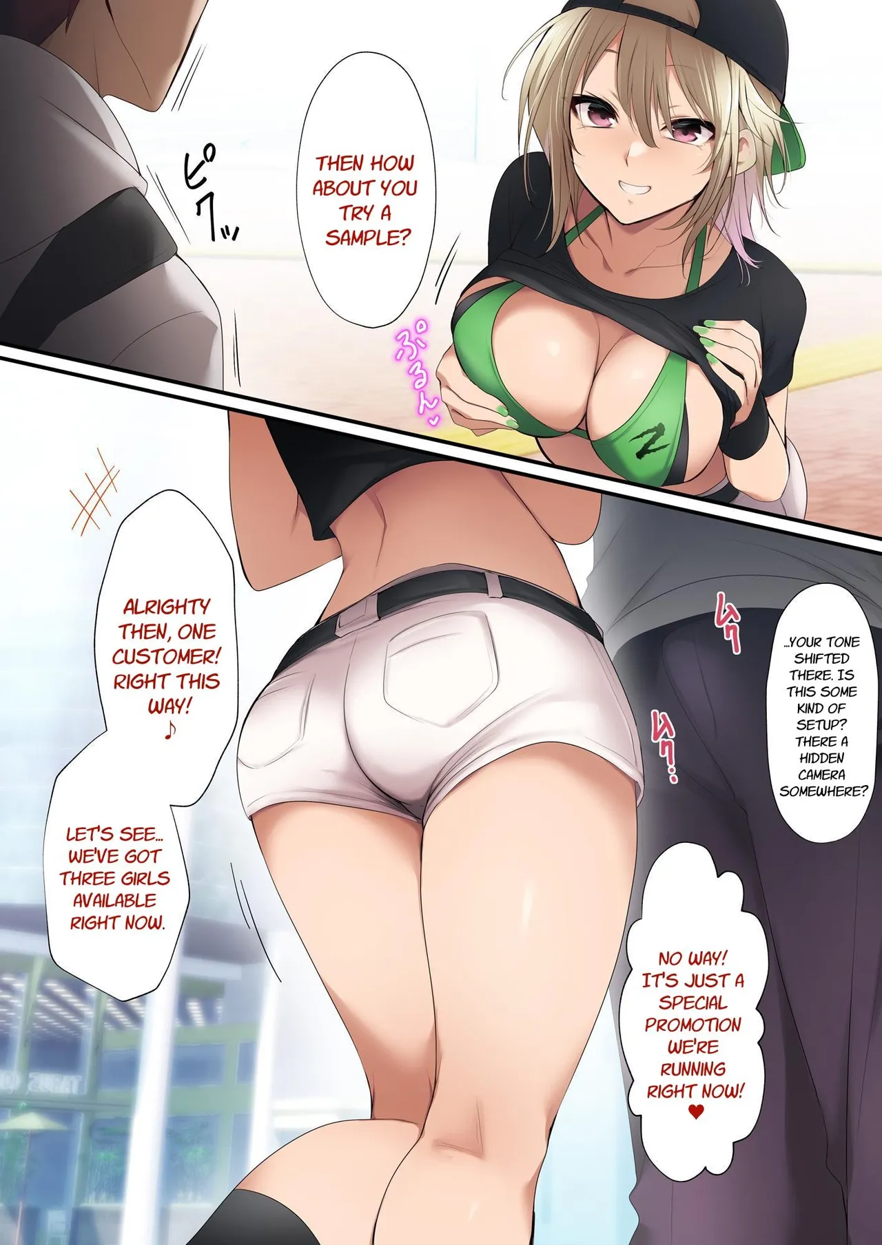 Kyanpengāru de jissen o tameshi-chū! Nantsugai no ko to shitaidesu ka? | Trying out the campaign girl! Which girl would you like to be with? page 3 full