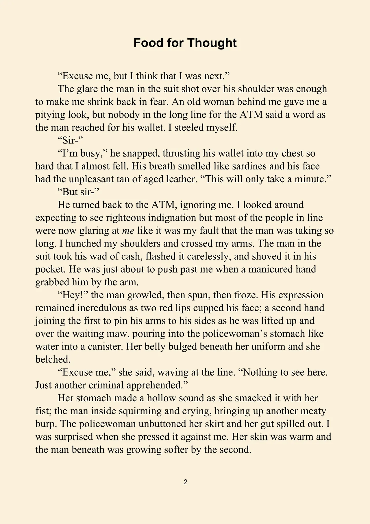 Food for thought page 6 full