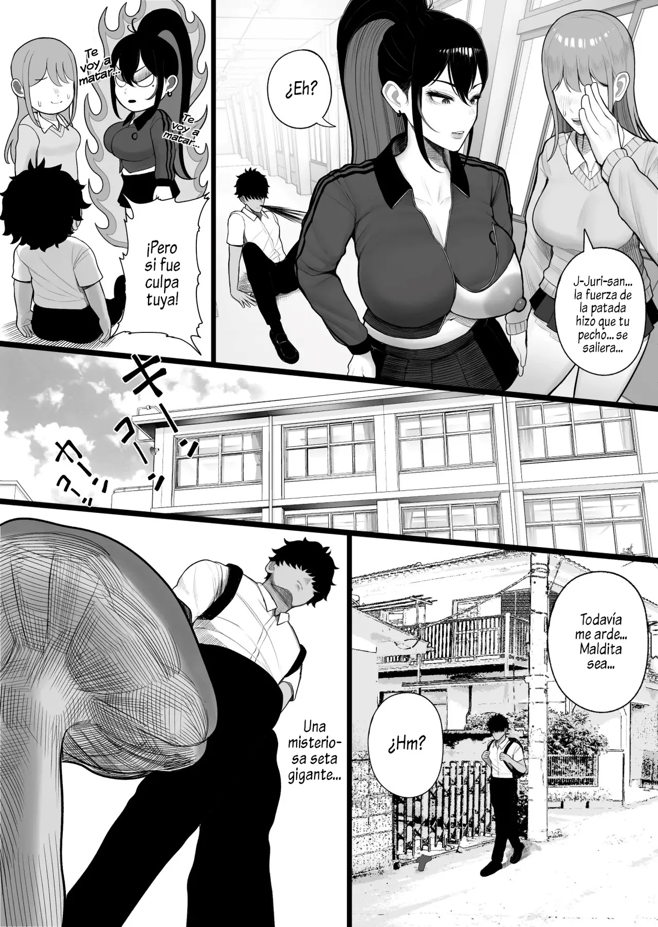 Sousa-kei Kinoko de Bakunyuu Yankee Get | Con Un Hongo De Control Consegui A Una Delincuente De Pechos Enormes page 7 full